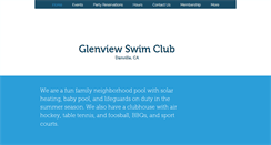 Desktop Screenshot of glenviewswimclub.com